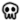 icon of a cartoon skull